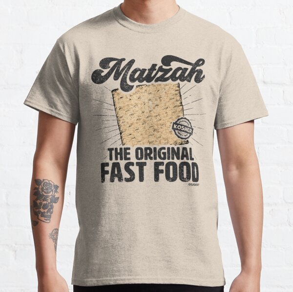 Passover Matzah The Original Fast Food Funny Seder Gift Classic T-Shirt