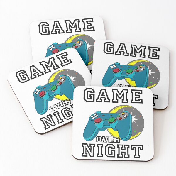 Item preview, Game over night - gamers quote - to the moon game designed and sold by Soul  ArtLove.