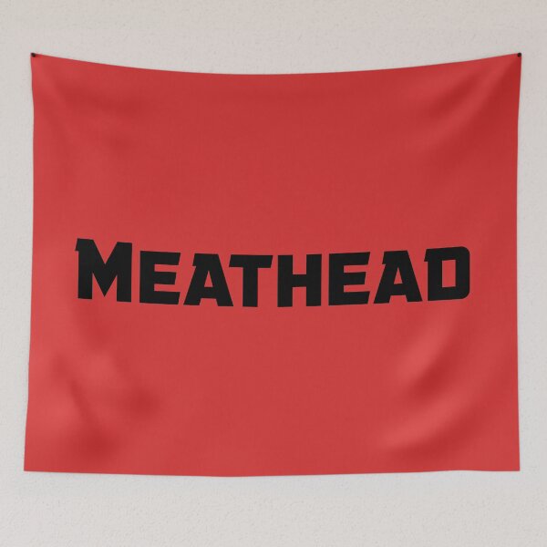 Item preview, Meathead black on red designed and sold by Pawgyle.