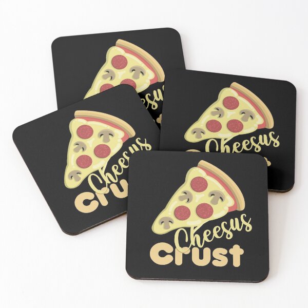 Item preview, Cheesus Crust Pizza Pun designed and sold by Funful.