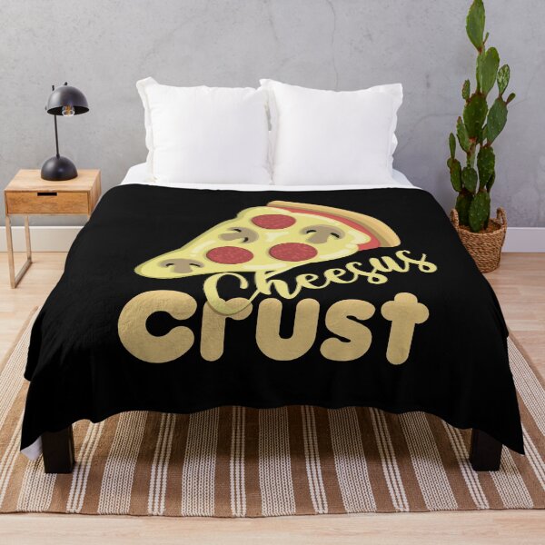 Item preview, Cheesus Crust Pizza Pun designed and sold by Funful.