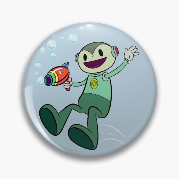 Item preview, Cute Bubble Ray Gun Martian designed and sold by mortargirl.