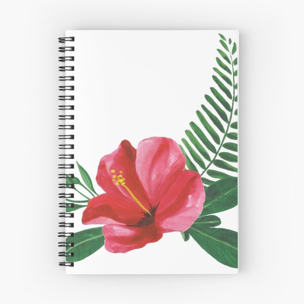 Item preview, Summer watercolor beautiful tropical flower designed and sold by BarcelonaShop.