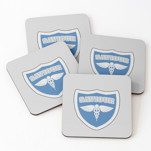 Item preview, Savior Healthcare Worker Badge - Blue designed and sold by Chubuter.