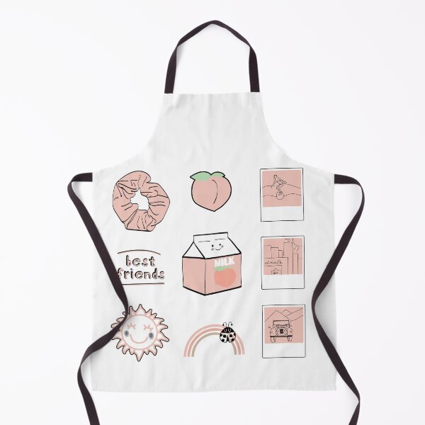 Item preview, Light Peach Best Friends Aesthetic Sticker Pack designed and sold by The-Goods.