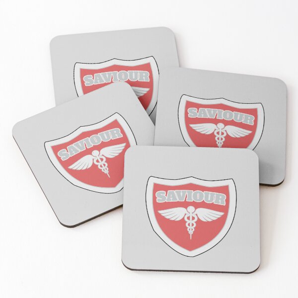 Item preview, Savior Healthcare Worker Badge - Red designed and sold by Chubuter.
