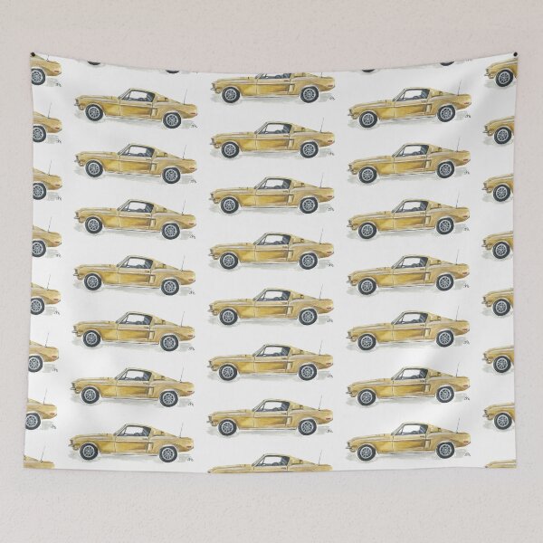 Item preview, 1968 Ford Mustang designed and sold by sarahvogelart.