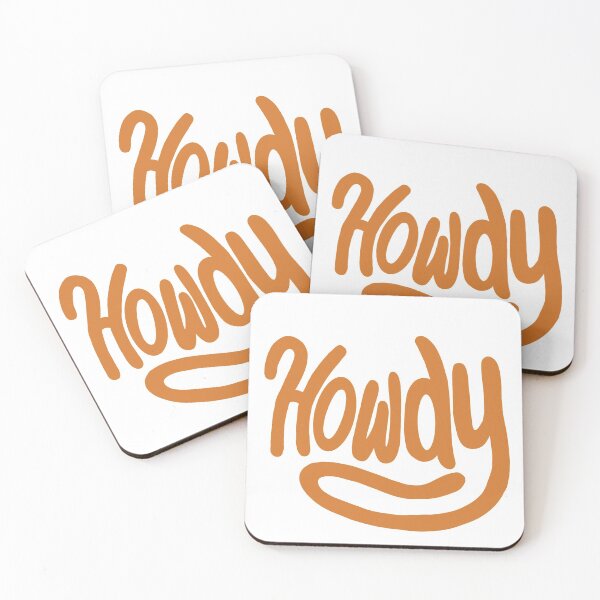 Item preview, Orange “Howdy”  designed and sold by HappilyEnzo.