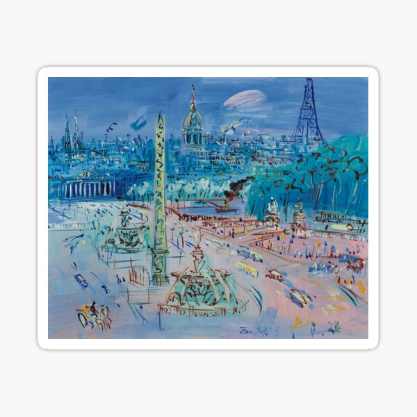 Item preview, Jean Dufy Place de la Concorde designed and sold by emidye20.