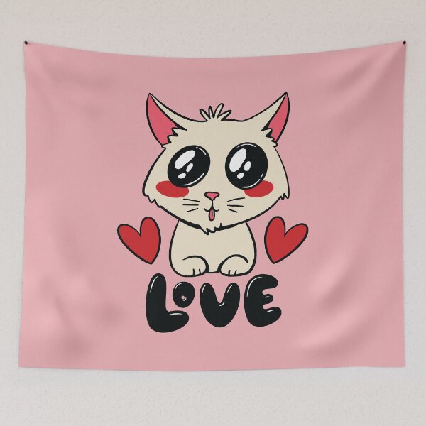 Item preview, Love Cat designed and sold by Ransyn Art.