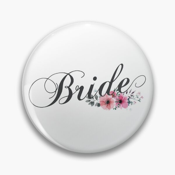 Item preview, Simple and Elegant Bride Floral Calligraphy designed and sold by Hommie9977.