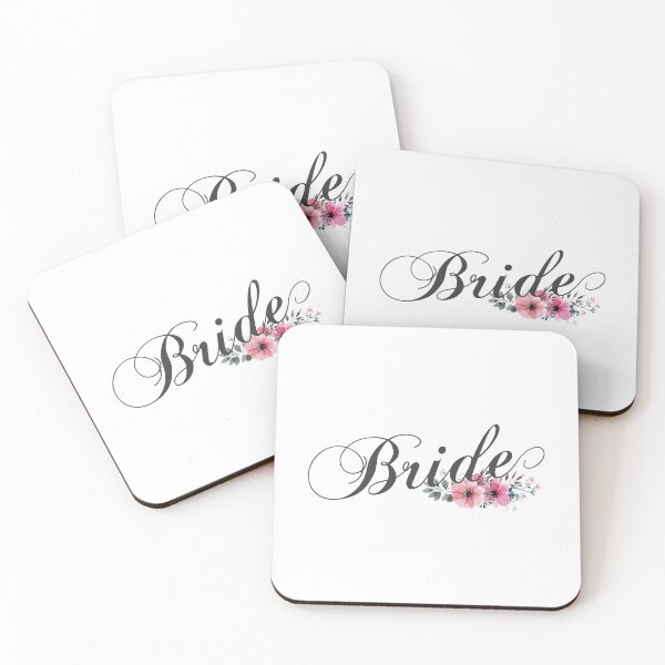 Item preview, Simple and Elegant Bride Floral Calligraphy designed and sold by Hommie9977.