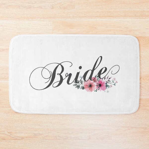 Item preview, Simple and Elegant Bride Floral Calligraphy designed and sold by Hommie9977.