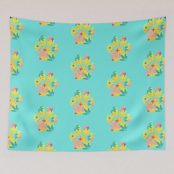 Item preview, Tropical Flower Paw designed and sold by Taylor Tinkham.