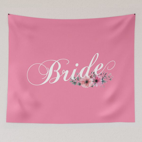 Item preview, Simple and Elegant Bride Floral Calligraphy designed and sold by Hommie9977.