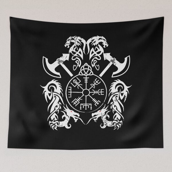 Artikelvorschau, Vegvisir Drachenarme entworfen und verkauft von MerchActually.