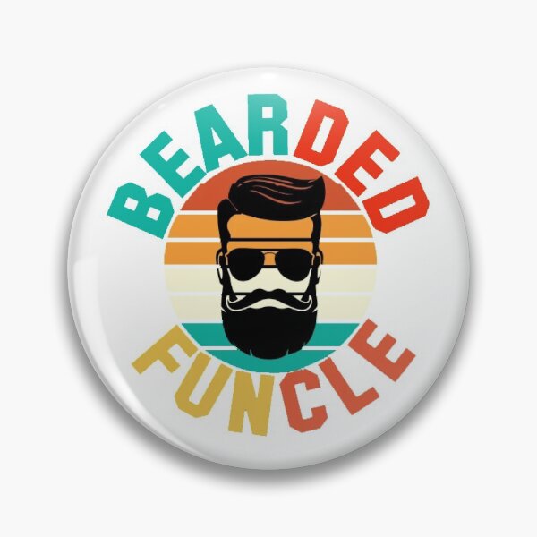 Item preview, Funcle Beard T-Shirt Funny Uncle Vintage Retro Shirt,Beard Lover,(Uncle Gift) Bearded Uncle T-Shirt designed and sold by 1smileShop.