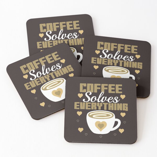 Item preview, Coffee Solves Everything  designed and sold by Funful.