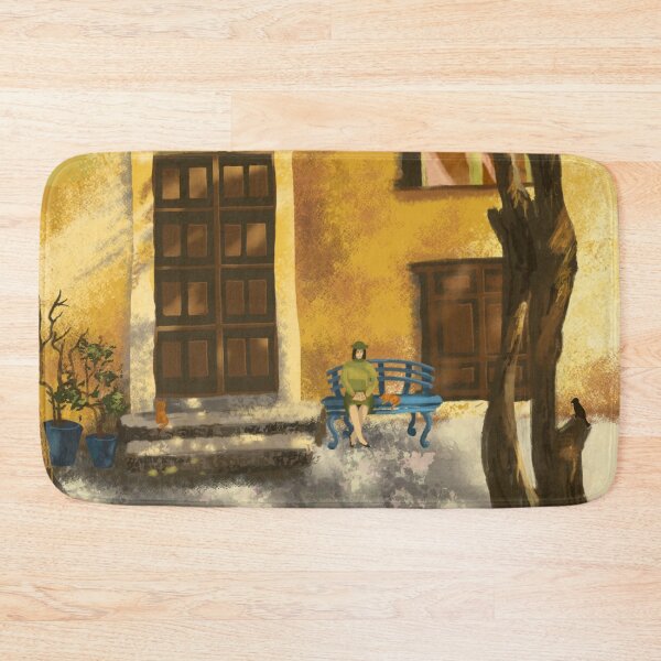 Item preview, Old Yellow Building Courtyard  designed and sold by JakoRila.