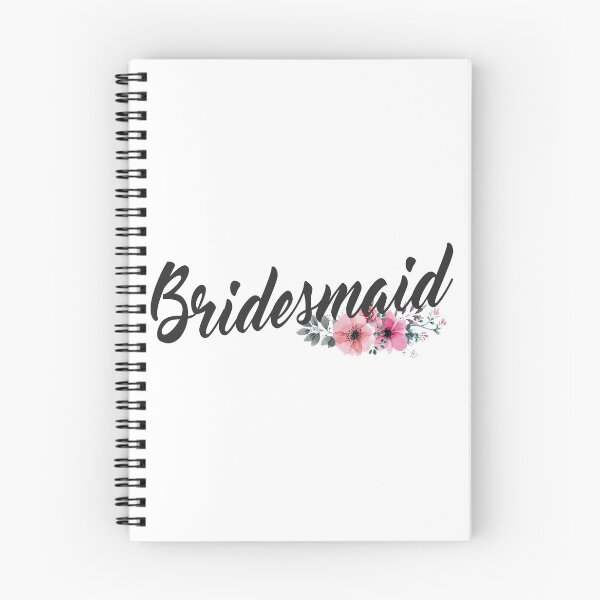 Item preview, Simple and Elegant Bridesmaid Floral Calligraphy designed and sold by Hommie9977.