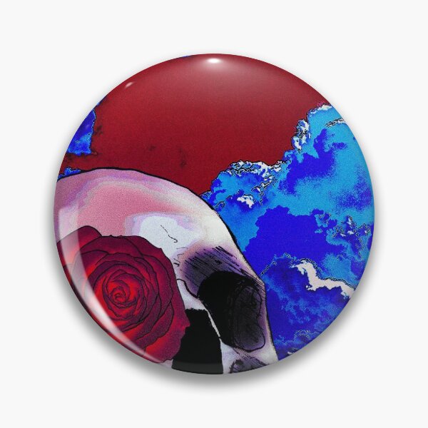 Item preview, Skull with a Rose designed and sold by Swell-Visuals-.