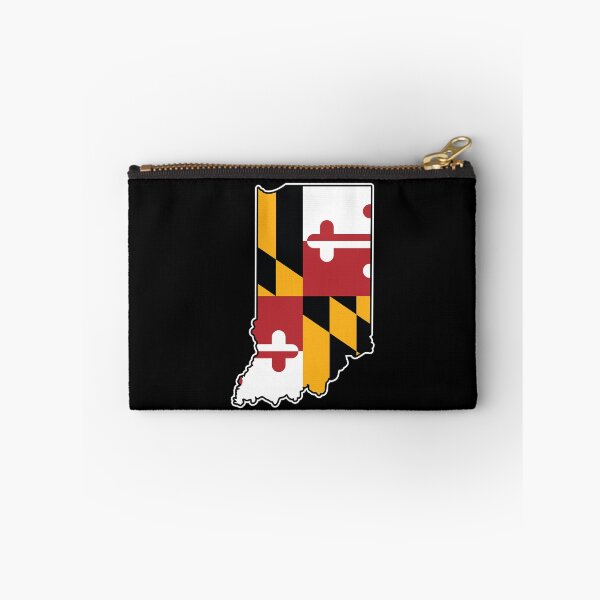 Item preview, Maryland Flag Indiana Map designed and sold by MarylandStyle.