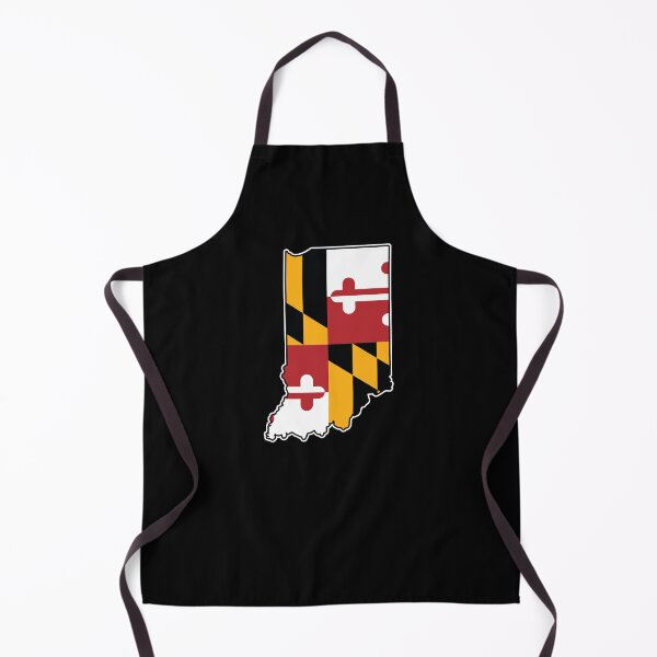 Item preview, Maryland Flag Indiana Map designed and sold by MarylandStyle.