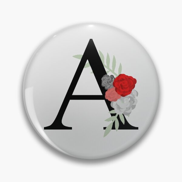 Artikelvorschau, Blumenmonogramm A. entworfen und verkauft von kayleeoconnor.