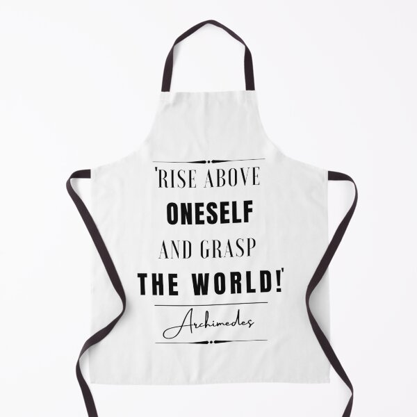 Item preview, Archimedes Inspirational Historical Quote- “Rise above oneself and grasp the world.” designed and sold by QuoteActually.