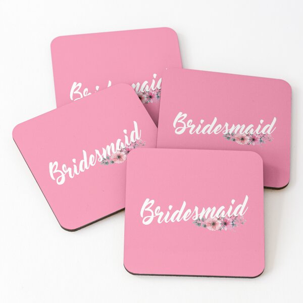 Item preview, Simple and Elegant Bridesmaid Floral Calligraphy designed and sold by Hommie9977.