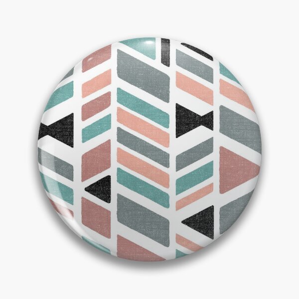 Item preview, Block print bricks (rose pink and turquoise) designed and sold by Iker Paz Studio.