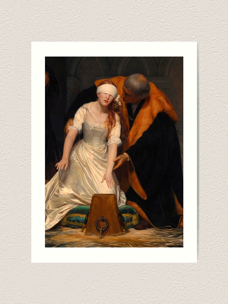 Execution of Lady Jane Grey by Paul Delaroche | Art Print