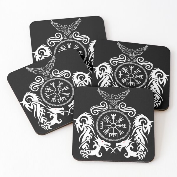 Item preview, Vegvisir Dragon & Raven Arms designed and sold by MerchActually.