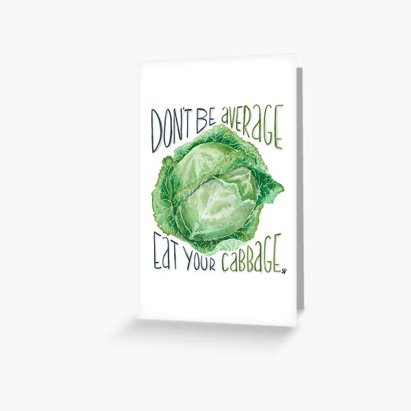 Item preview, Cabbage designed and sold by sarahvogelart.