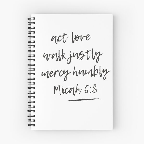Item preview, Micah 6 8 act love walk justly mercy humbly designed and sold by MoohAs.