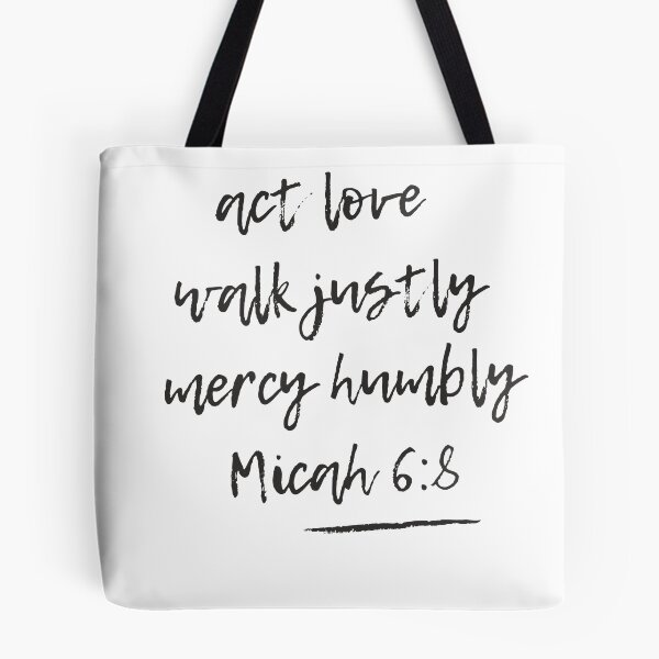 Item preview, Micah 6 8 act love walk justly mercy humbly designed and sold by MoohAs.