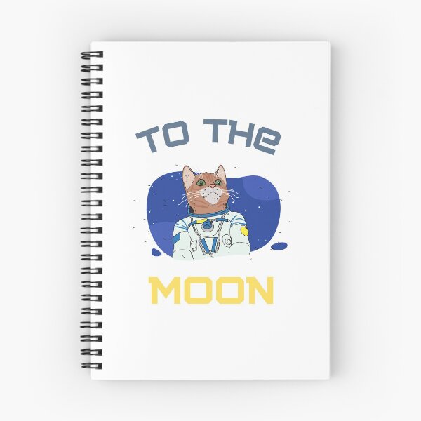 Artikelvorschau, Zum Mond! / Katzenastronaut Kawaii entworfen und verkauft von FourNuns.