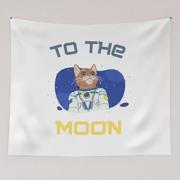 Item preview, To the Moon! / Cat Astronaut Kawaii designed and sold by FourNuns.
