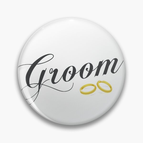 Item preview, Simple and Elegant Groom Calligraphy with Wedding Rings designed and sold by Hommie9977.