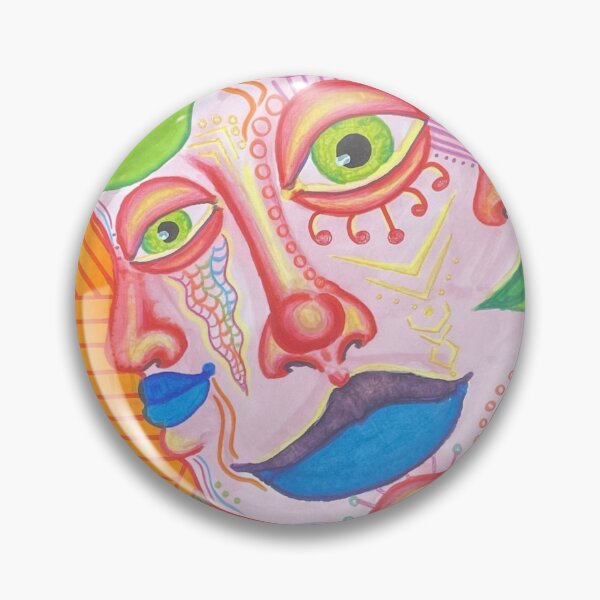 Item preview, Crazy Faces Paint Spill designed and sold by sarahsmith318.