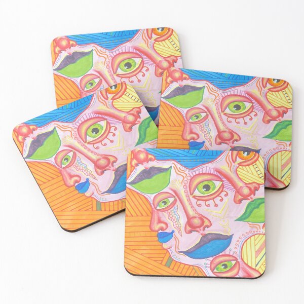 Item preview, Crazy Faces Paint Spill designed and sold by sarahsmith318.