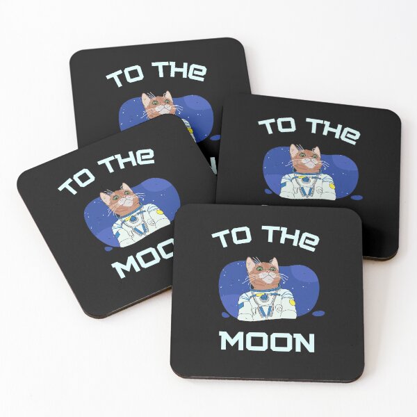 Item preview, To the Moon! / Cat Astronaut Kawaii designed and sold by FourNuns.