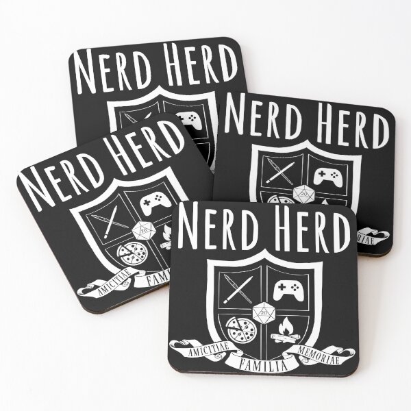 Item preview, Nerd Herd Emblem (with Title) designed and sold by bubblelazer.
