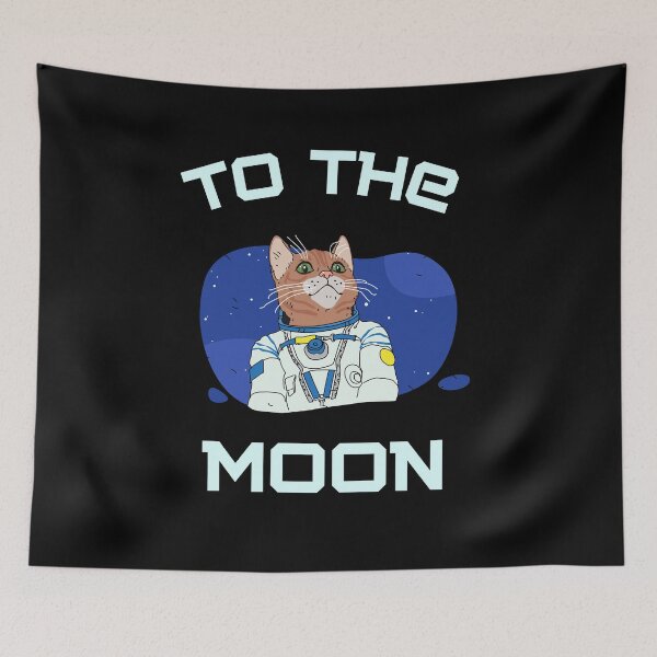 Item preview, To the Moon! / Cat Astronaut Kawaii designed and sold by FourNuns.