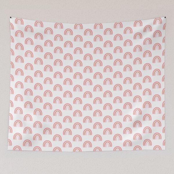 Item preview, Simple Painted Pink Rainbow designed and sold by mandhara.
