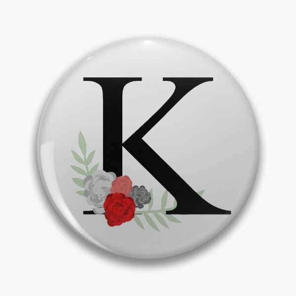 Artikelvorschau, Blumenmonogramm K. entworfen und verkauft von kayleeoconnor.