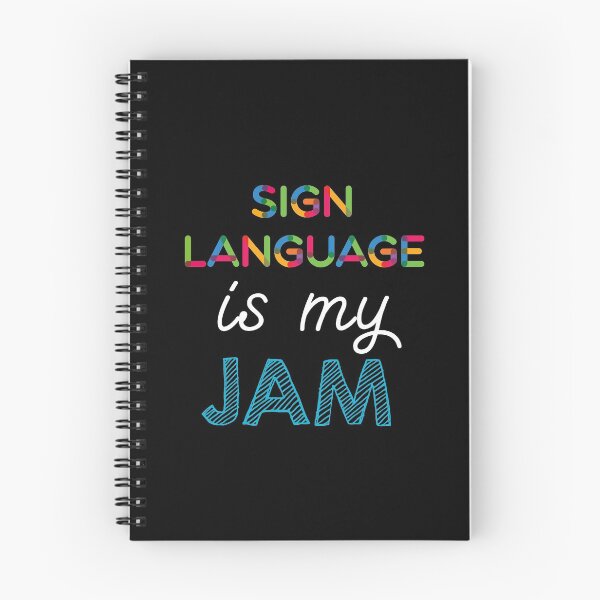 Item preview, Sign Language is my Jam. Funny Sign Language Design designed and sold by Custom365.