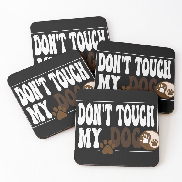 Item preview, Don't Touch My Dog T-Shirt ,  dog lover shirt,dog mama shirt, dog over people, funny dog shirts,  dog lover, gift for dog mom , dog owner gift, designed and sold by abdellah-7KM.