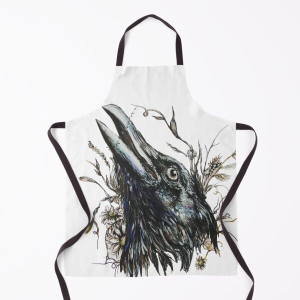Artikelvorschau, Gotischer Rabe und Wildblumen entworfen und verkauft von BrittniBeeArt.