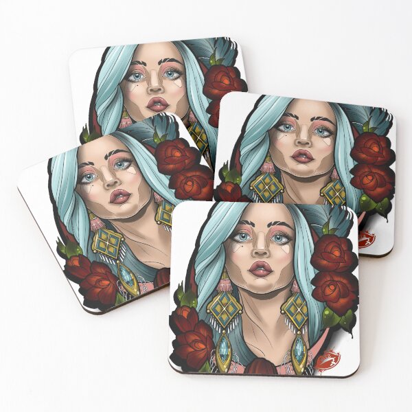 Item preview, Neotrad peacook lady designed and sold by Bitztattoo.